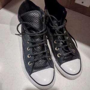 Black Converse 8.5